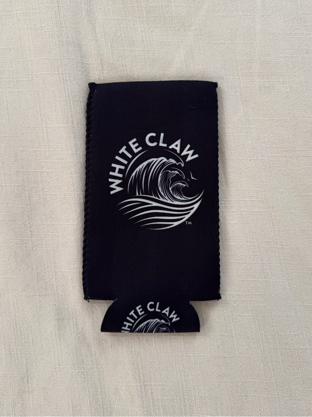NEW White Claw Black Koozie/Cans Holder